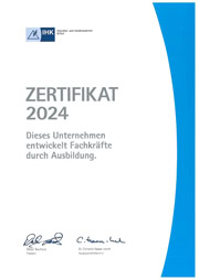 IHK-Zertifikat 2024